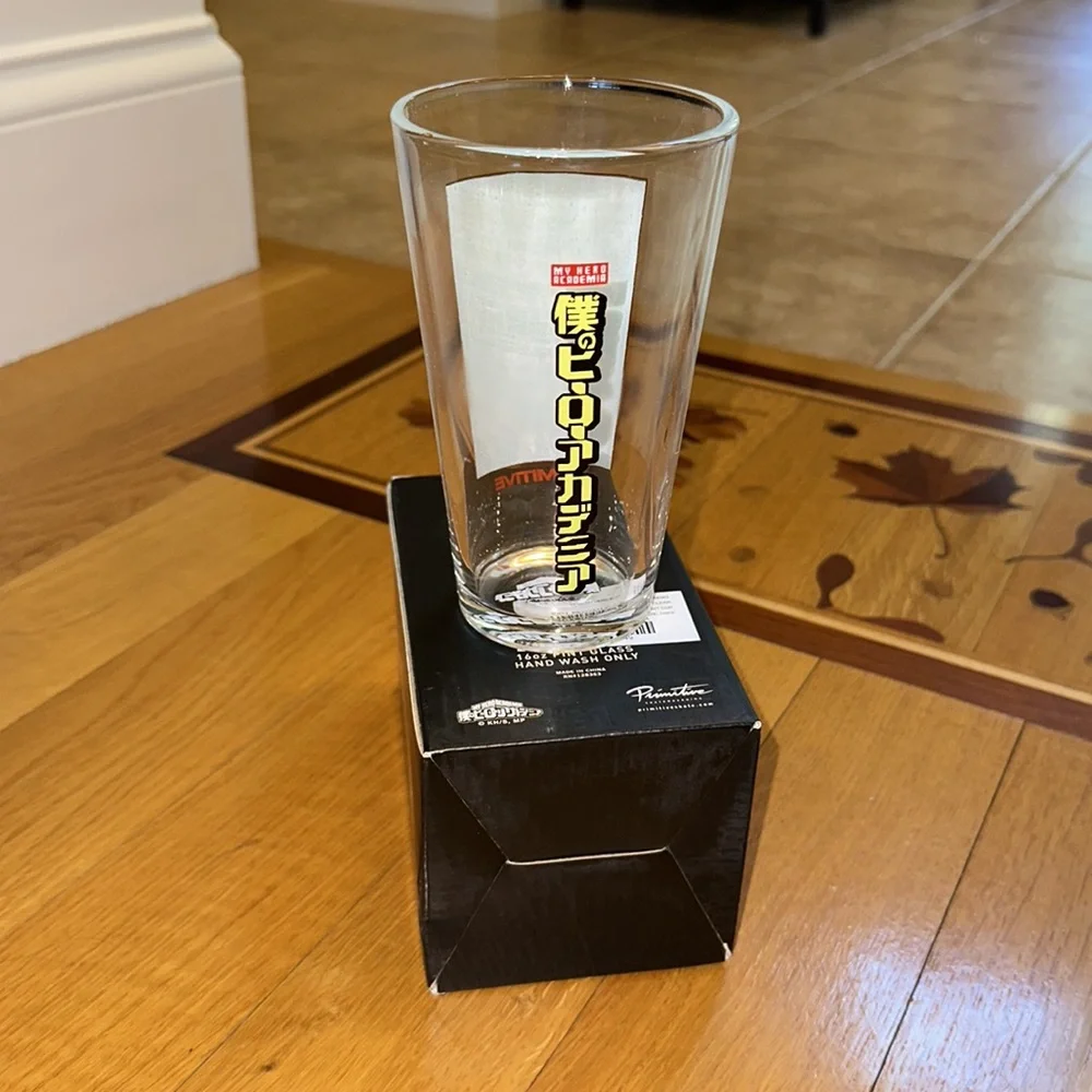 Primitive x My Hero Academia Pint Glass
